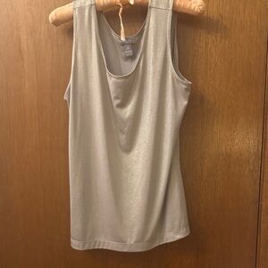 Chic Silver Sleeveless Tank Top